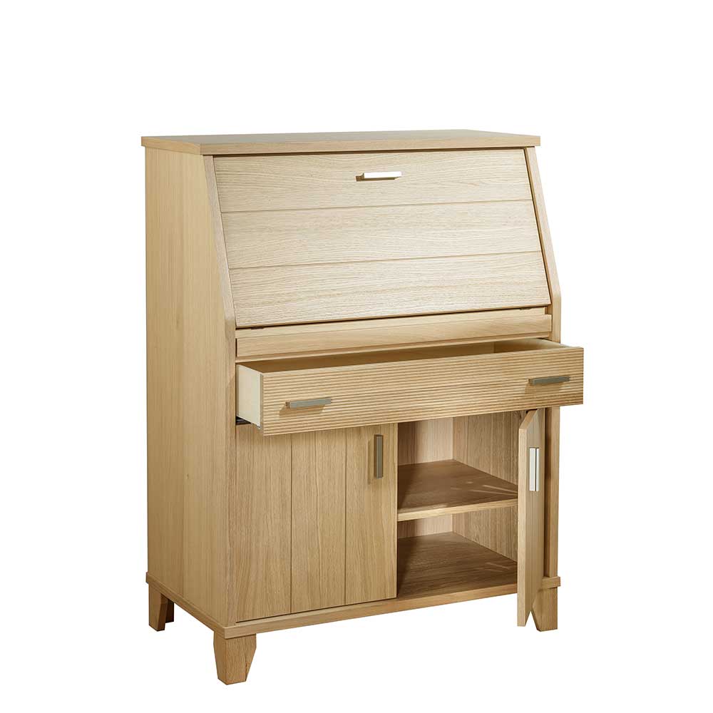Sekretär Schreibtisch Schrank in Eiche - Ryan