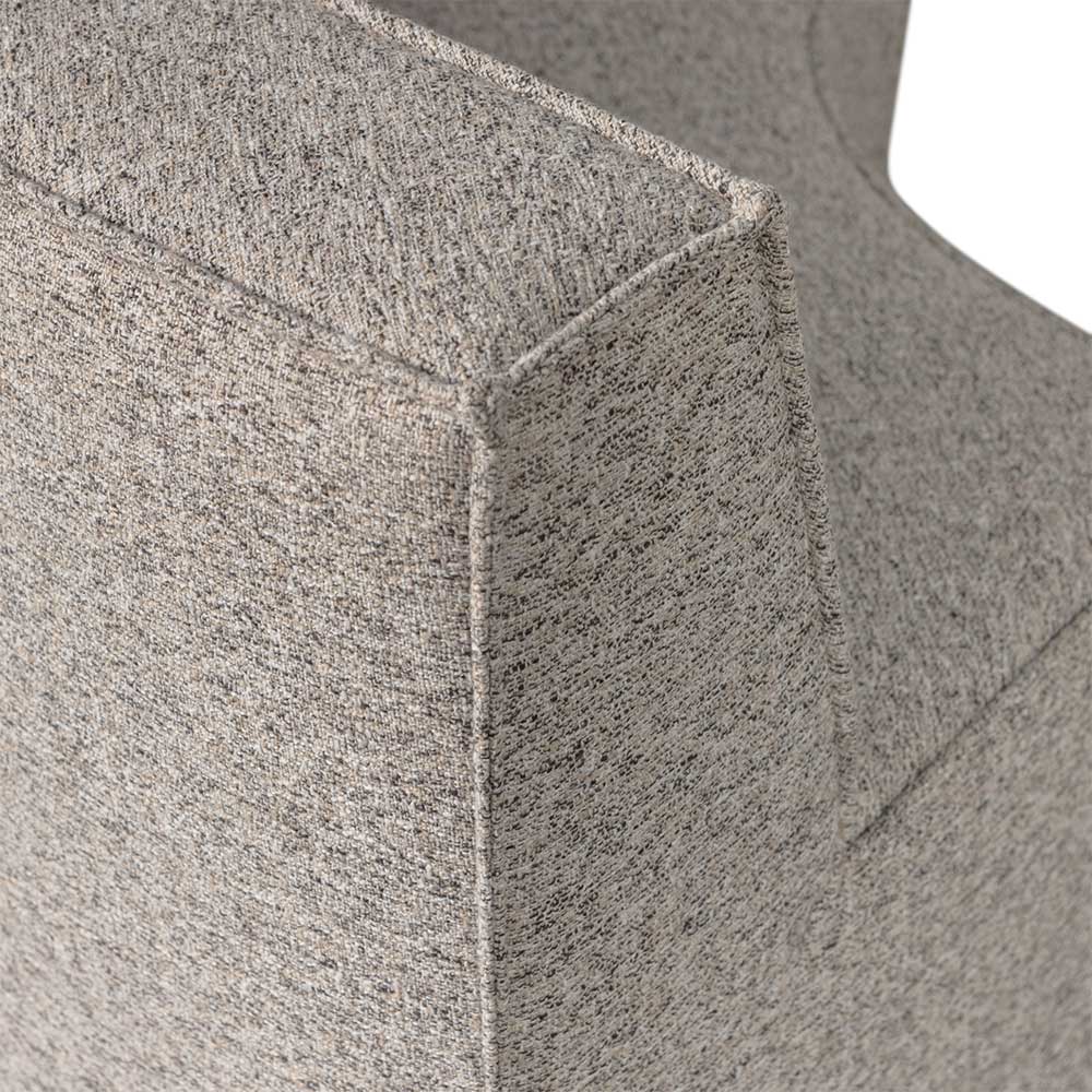 Halbrundes Sofa für den Esstisch - William (zweiteilig)