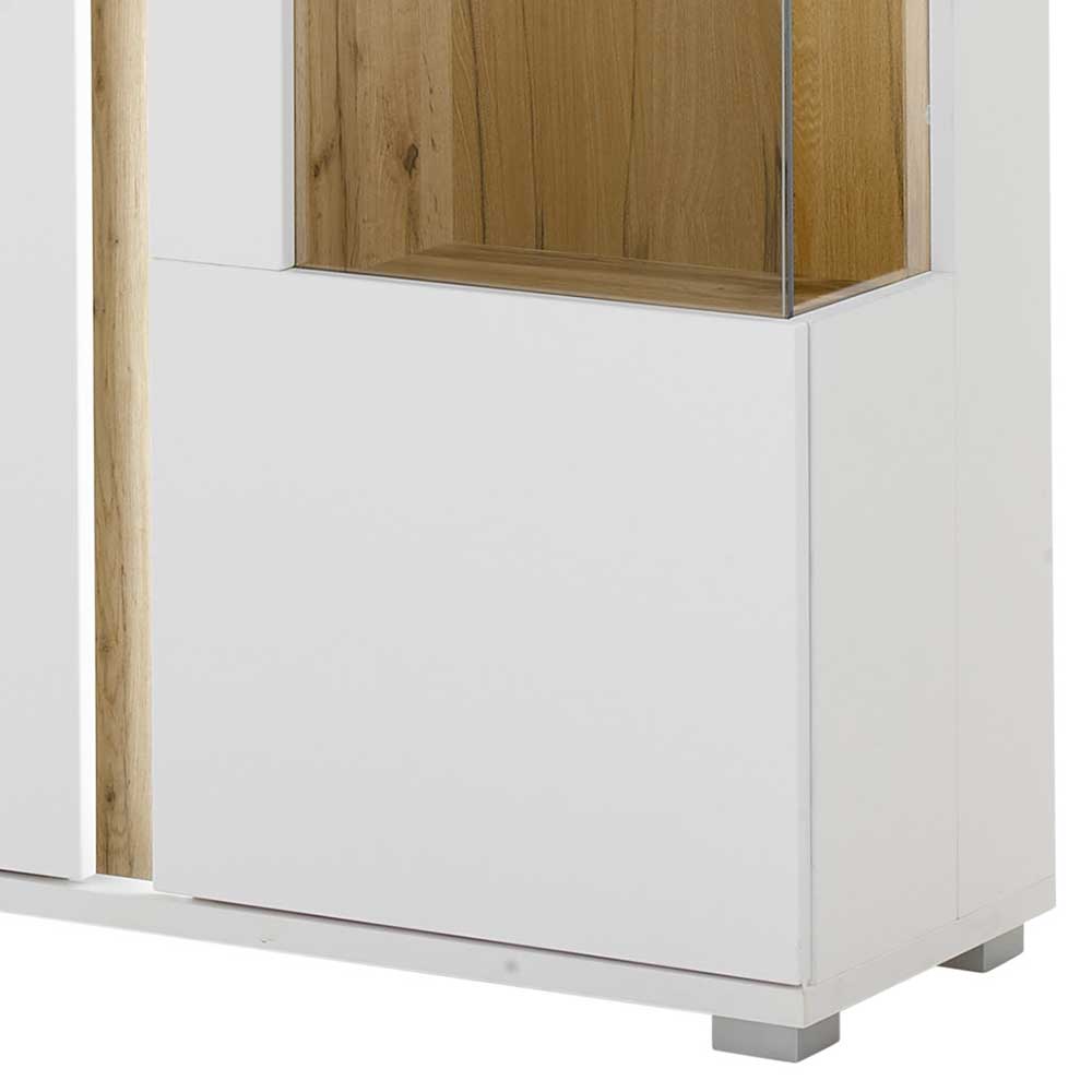 Highboard mit Glas und Licht modern - Racelyn