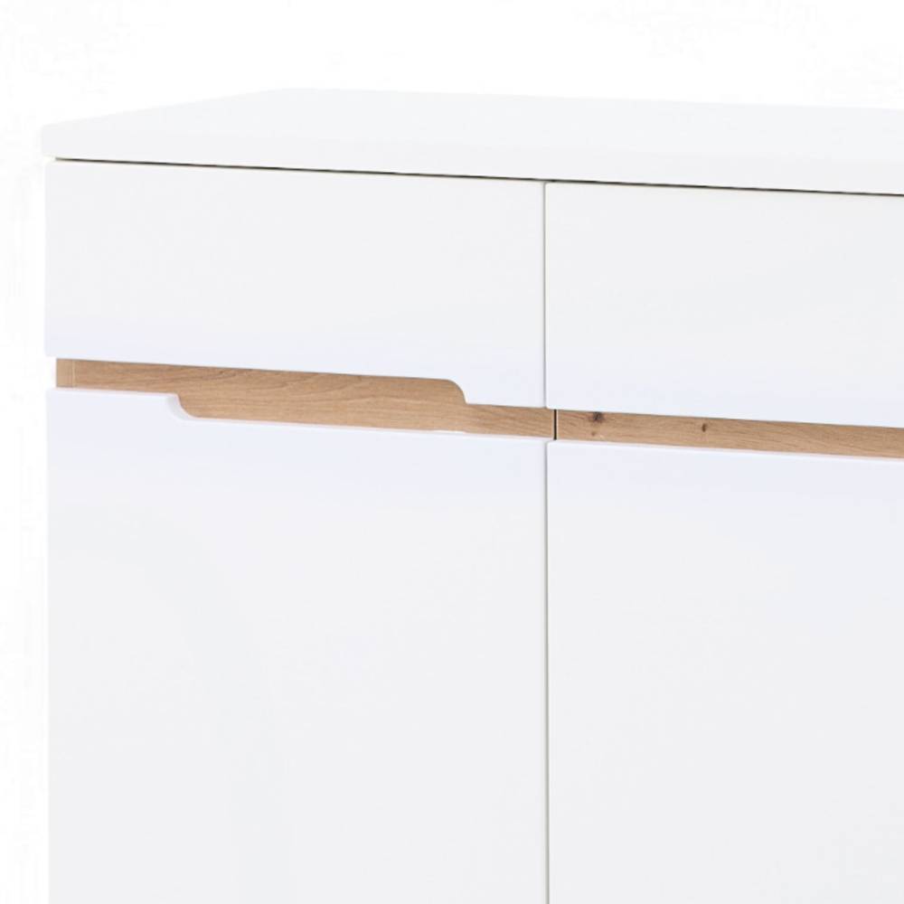 3-türiger Schuhschrank 107 cm hoch - Anesto