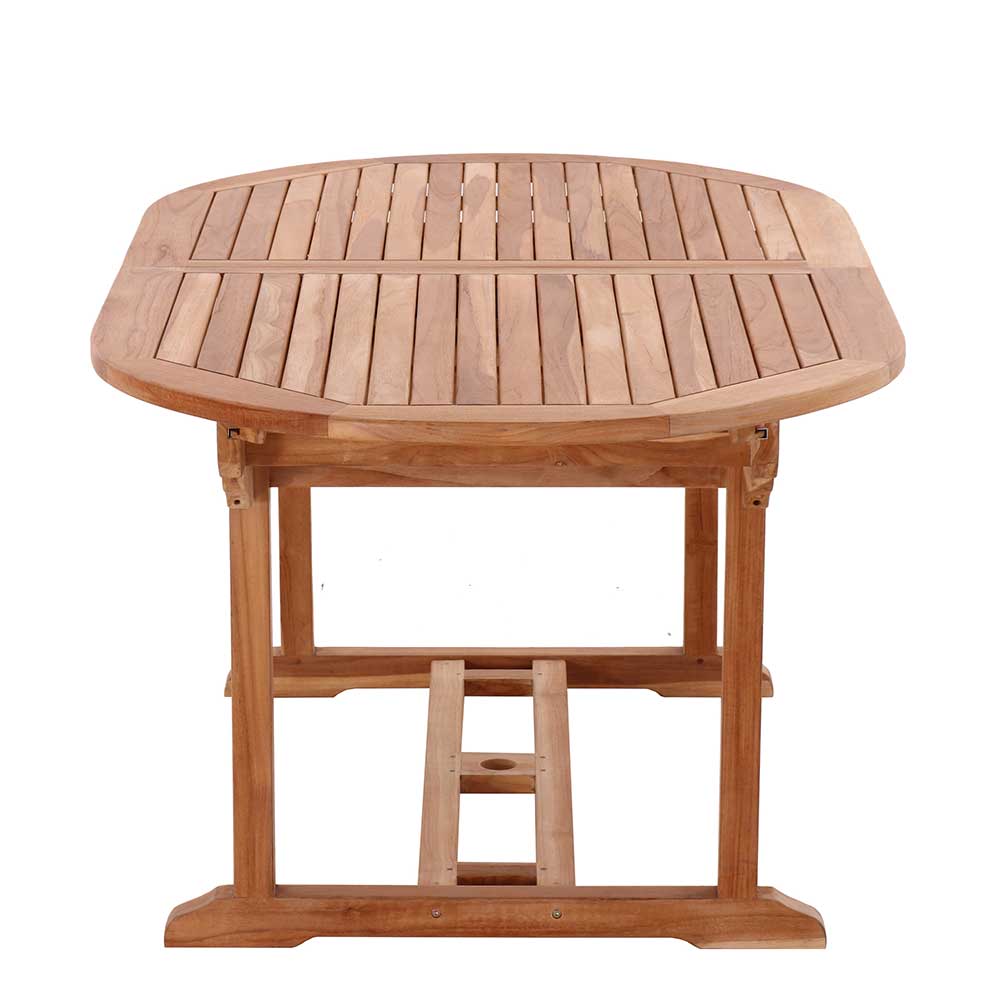 Ovaler Gartentisch verlängerbar - Klahuma I