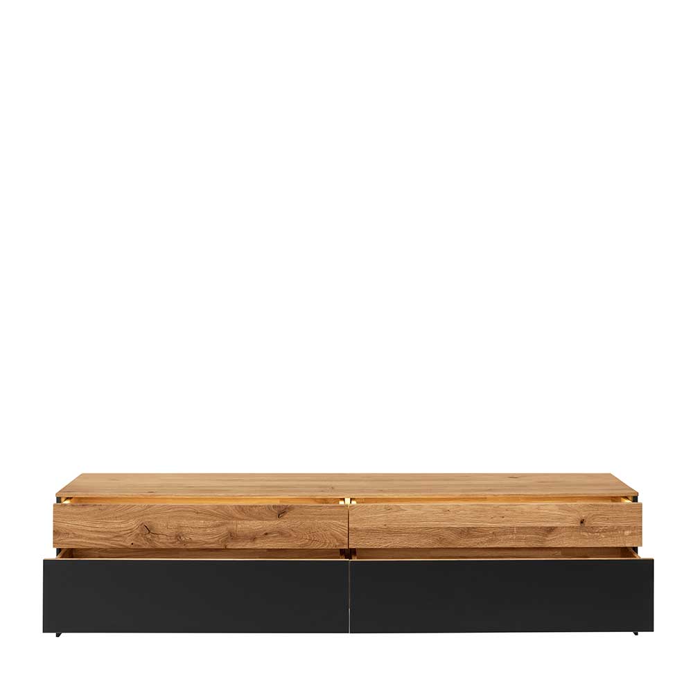 TV Board mit vier Schubladen & LED Licht - Viligrana