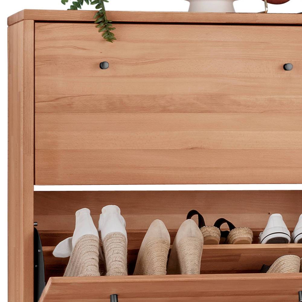 Schuhschrank mit drei Schuhklappen - Shimousa