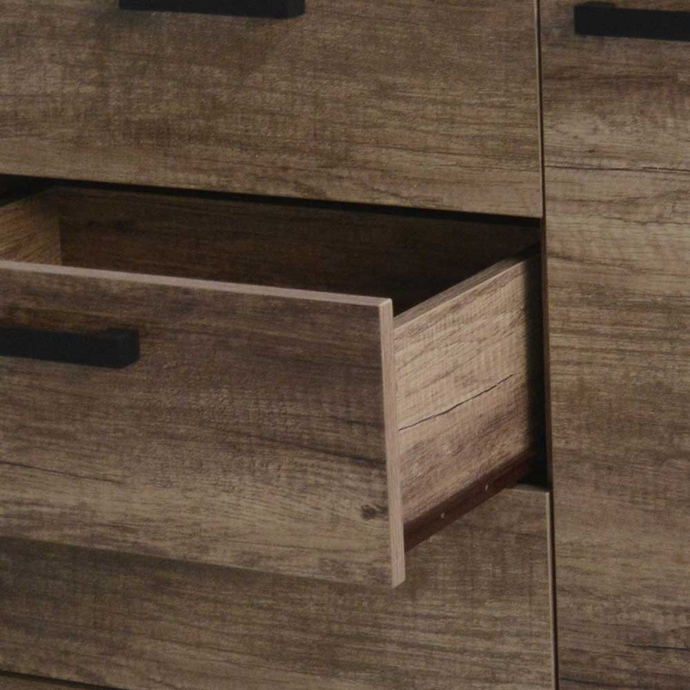 150x84x40 Kombi-Sideboard mit drei Schubladen - Gomata