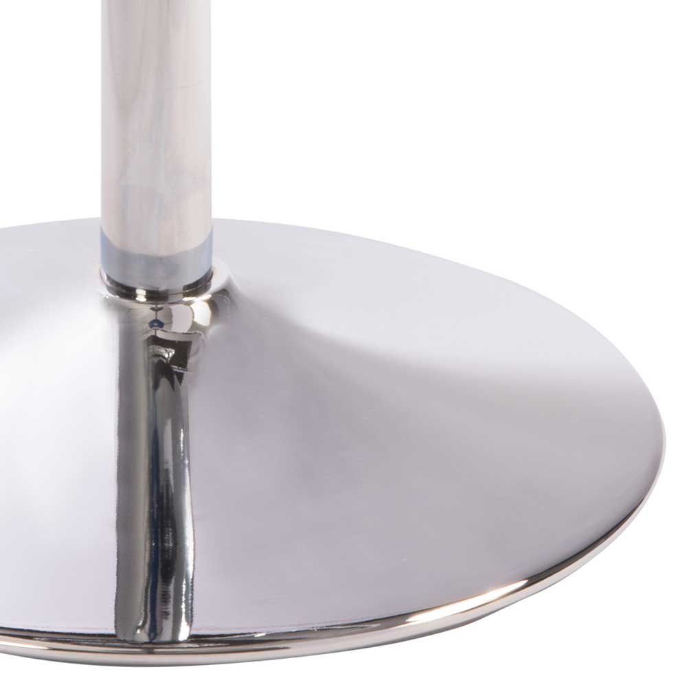 Drehbarer Barhocker in Taupe Microfaser - Tania
