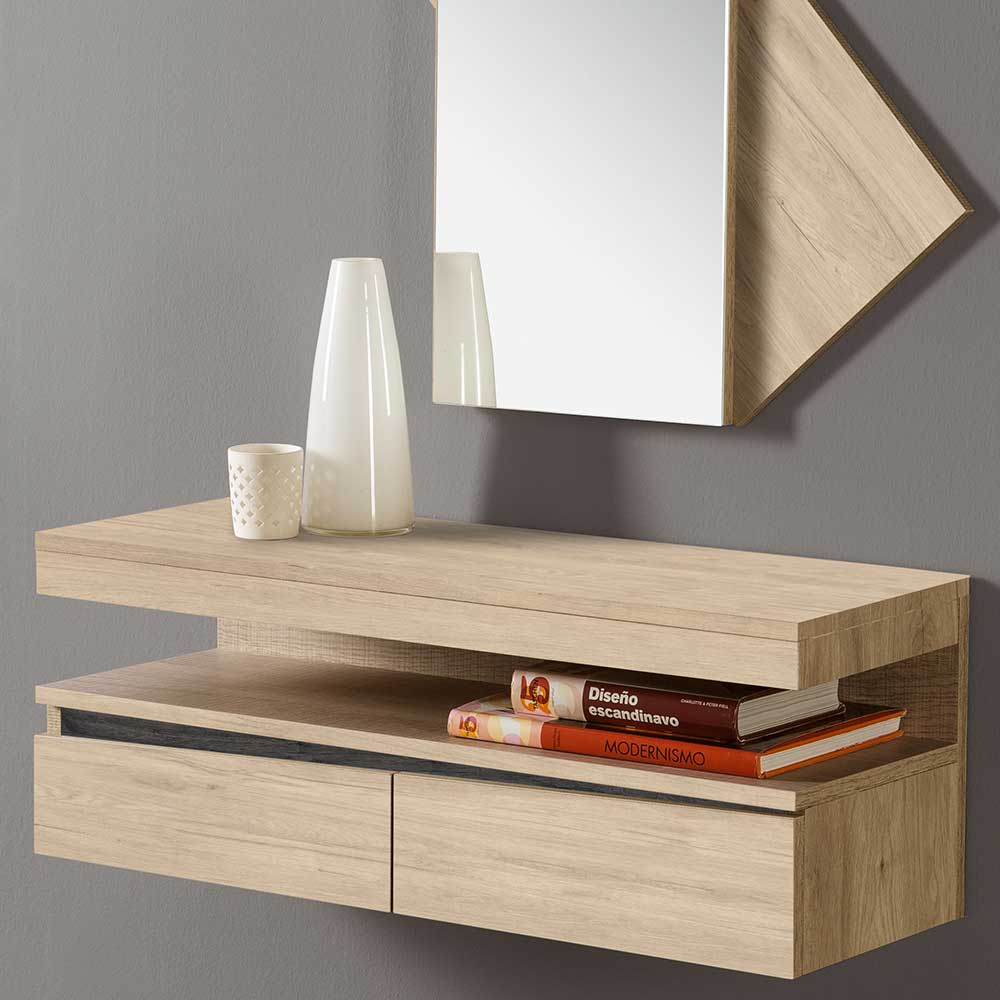Designer Flurmöbel Set mit Wandkonsole - Irvine (zweiteilig)