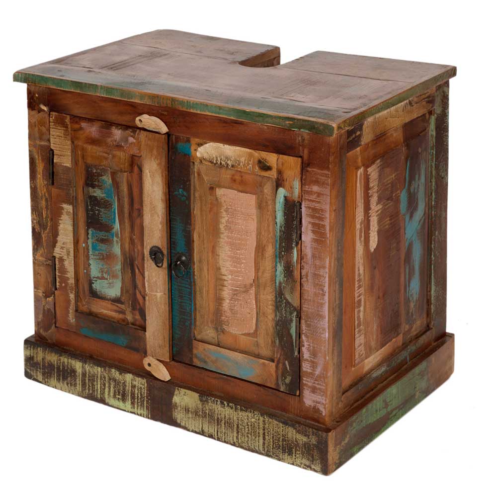 Shabby Chic Waschtisch & Spiegel - Jamaica (zweiteilig)