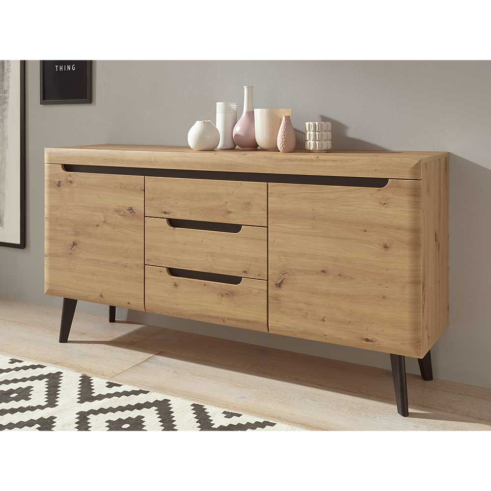 160x83x40 Sideboard im Skandi Chic modern - Olcian