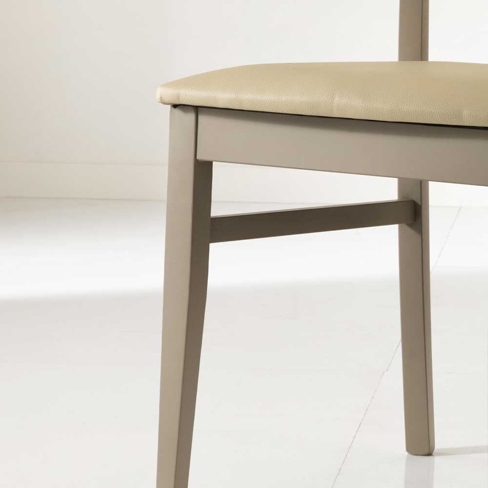 Küchenstuhl Zenca in Taupe (2er Set)