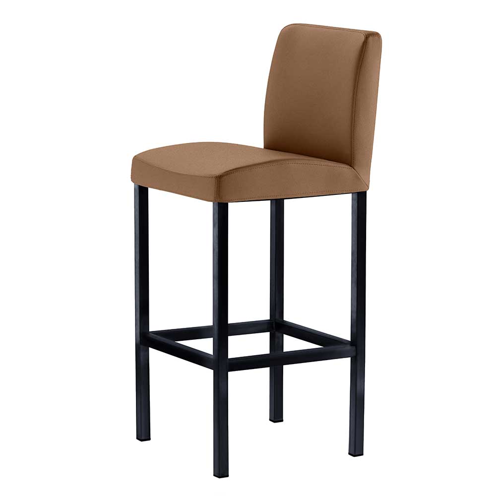 Hellbrauner Küchenstuhl hoch - 65cm Sitzhöhe - Anzaroty