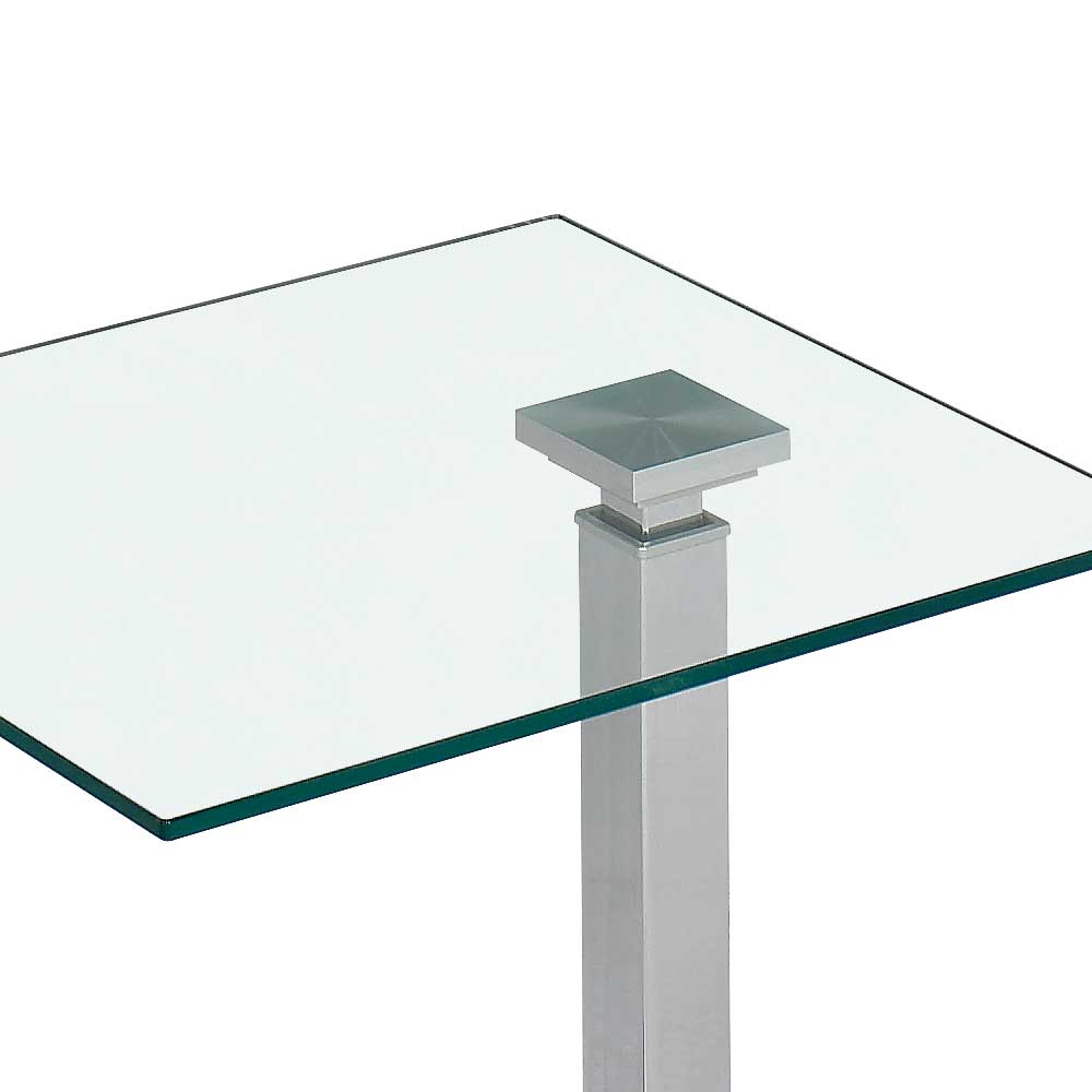 Wohnzimmer Anstelltisch mit Glasplatte - Casmas