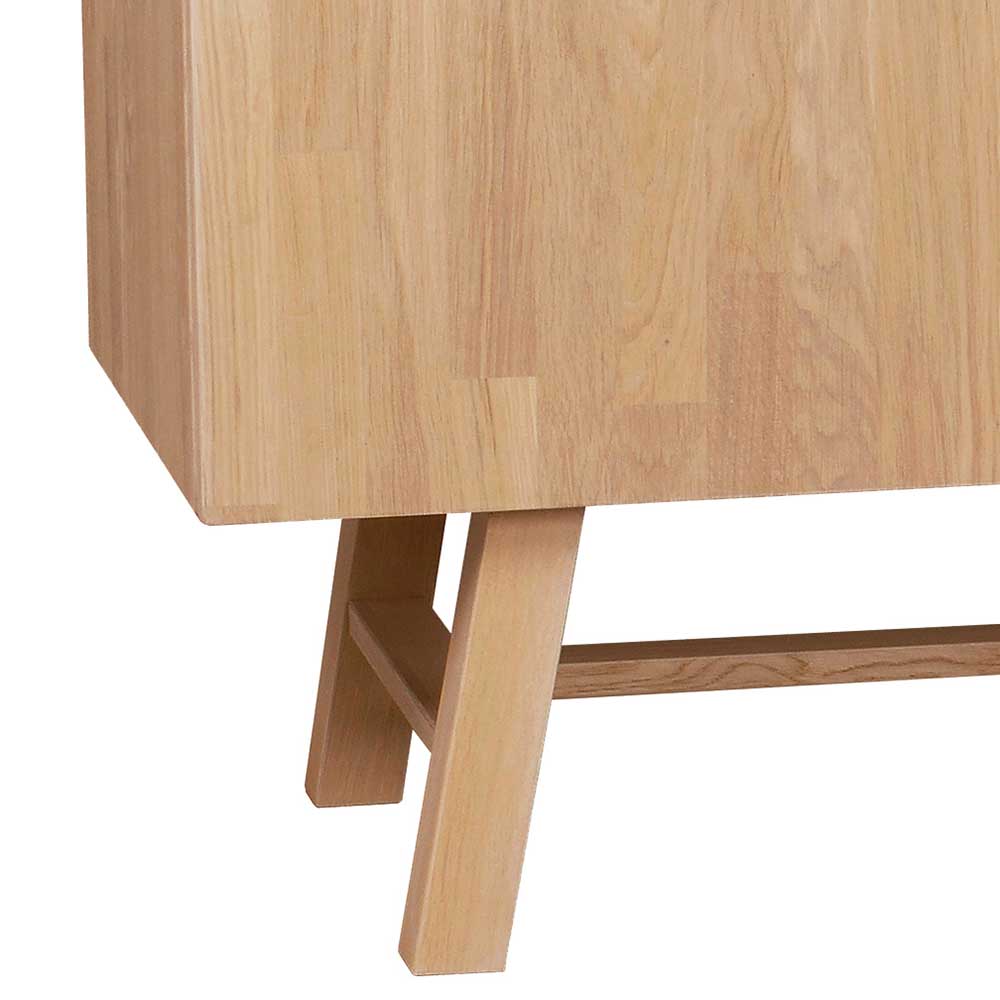 160cm breites TV Lowboard aus Eichenholz - Neata