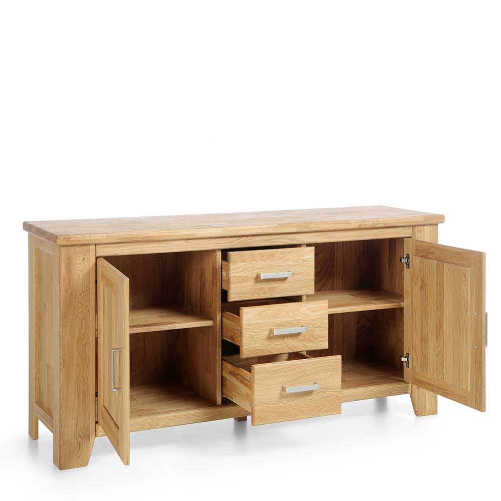 165x85x47 Wildeiche Sideboard mit Soft Close - Miarizia