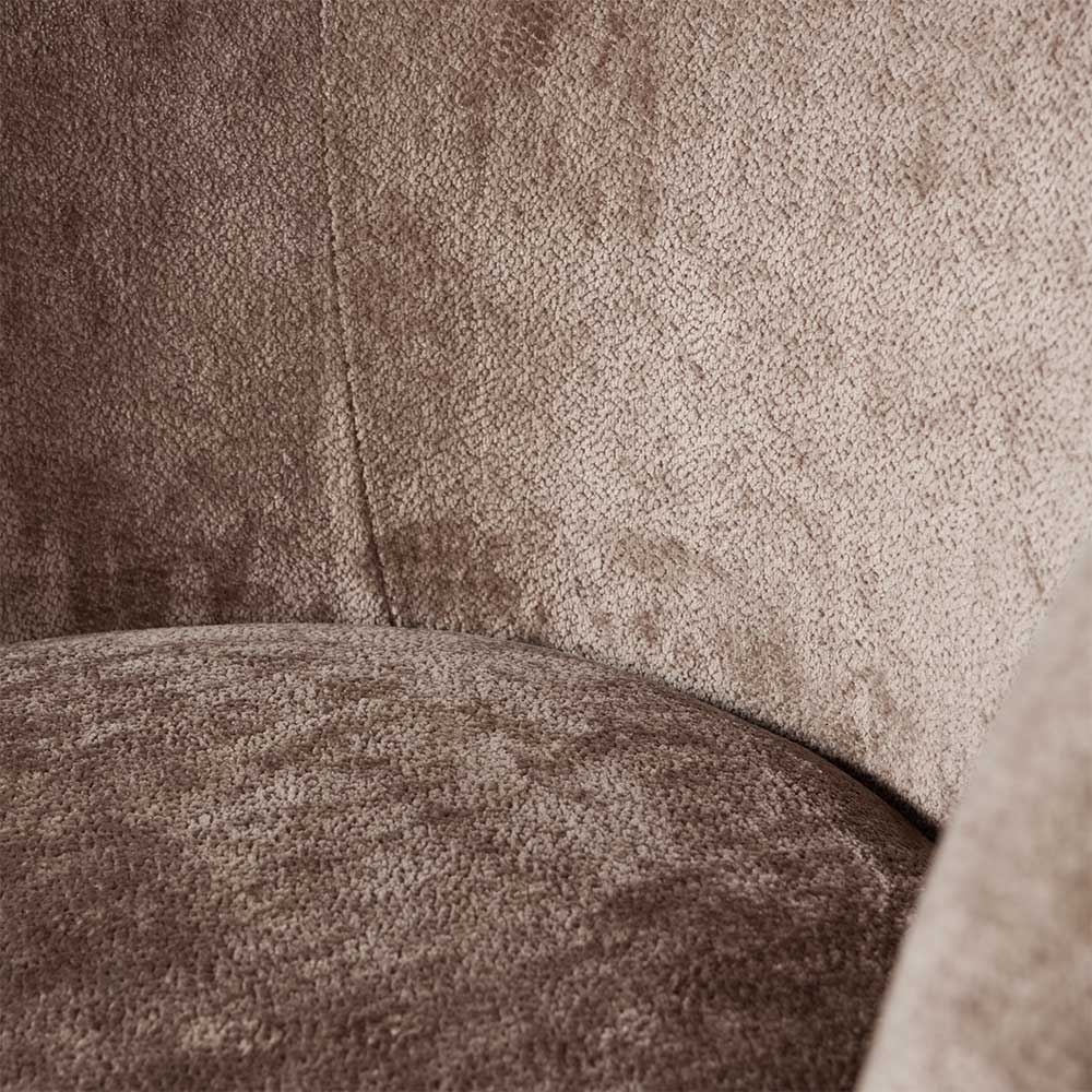 Polstersessel in Taupe Chenille - Fridelia