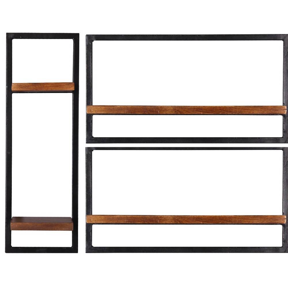 Wandregal Trio im Industrial Design - Cramillo (dreiteilig)