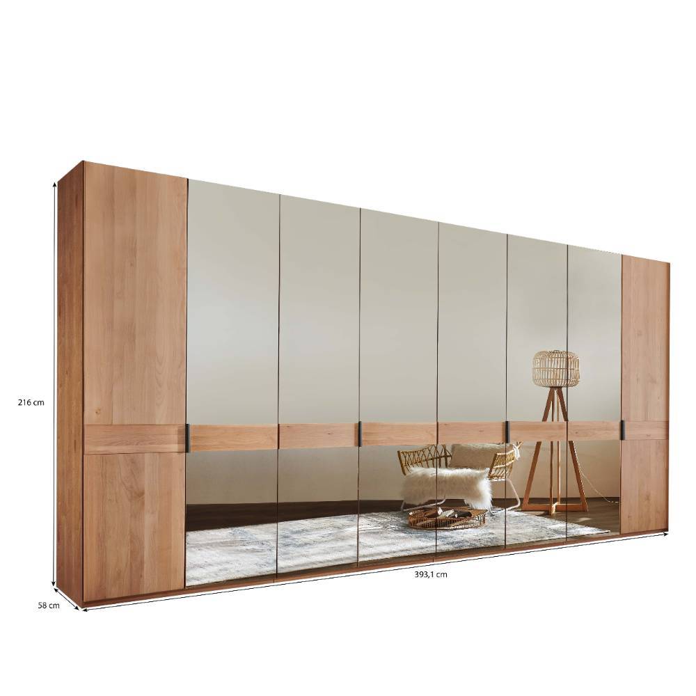 216 cm hoher XXL-Schrank mit acht Türen - Murray
