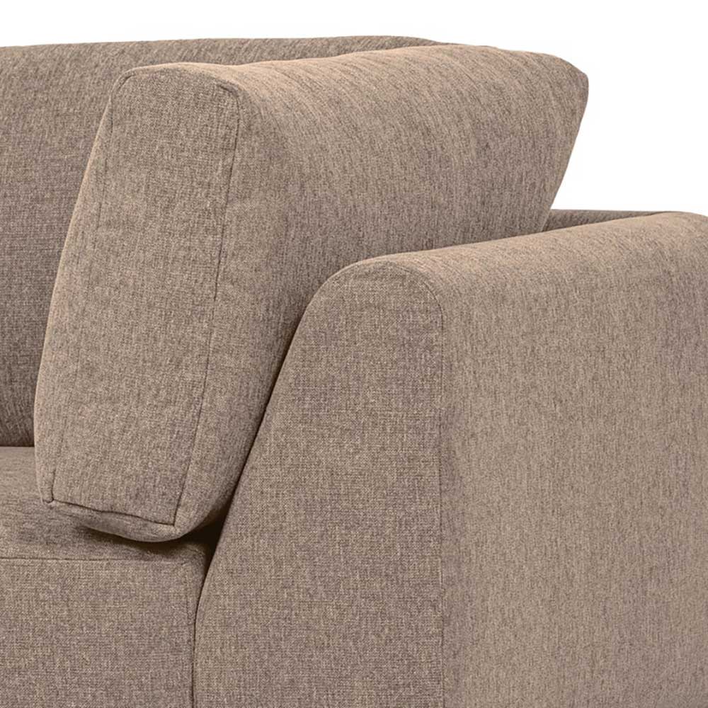 Modulsofa Eckelement in Schlammfarben - Alamo