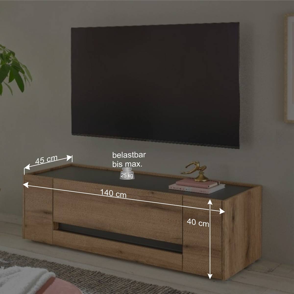 TV Anbauwand Set - Colomania (fünfteilig)