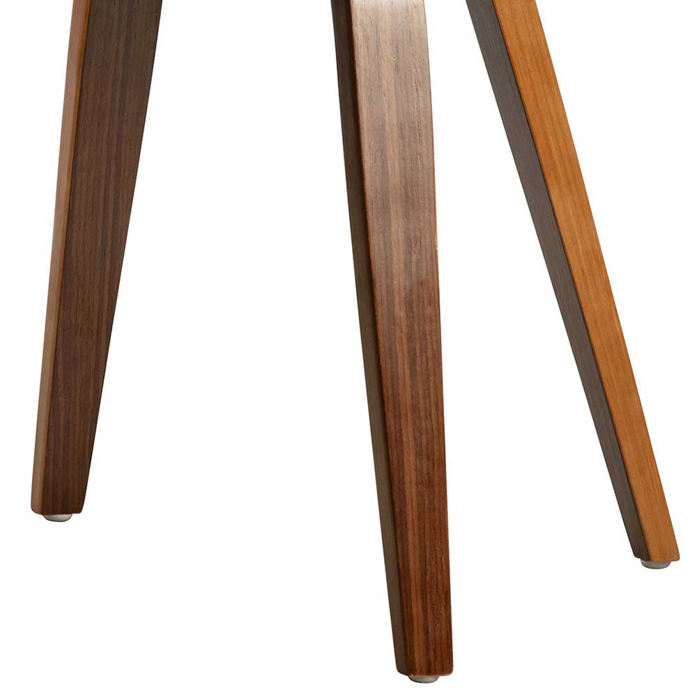 Designstuhl aus Kunstleder & Schichtholz - Riostar