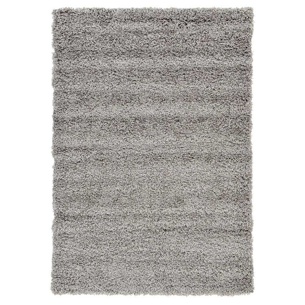 Teppich mit Hochflor in Hellgrau - Sirias