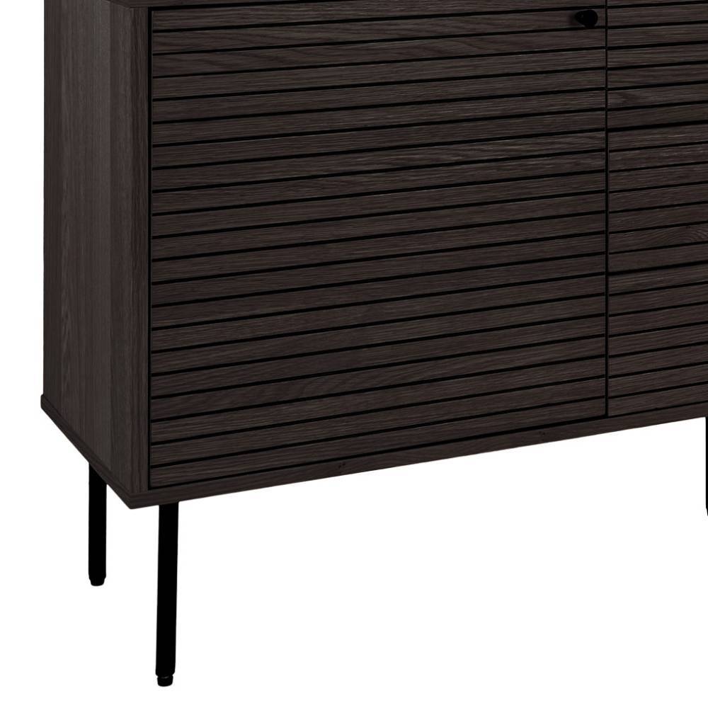 Sideboard mit dunklem Furnier in Braun - Wega