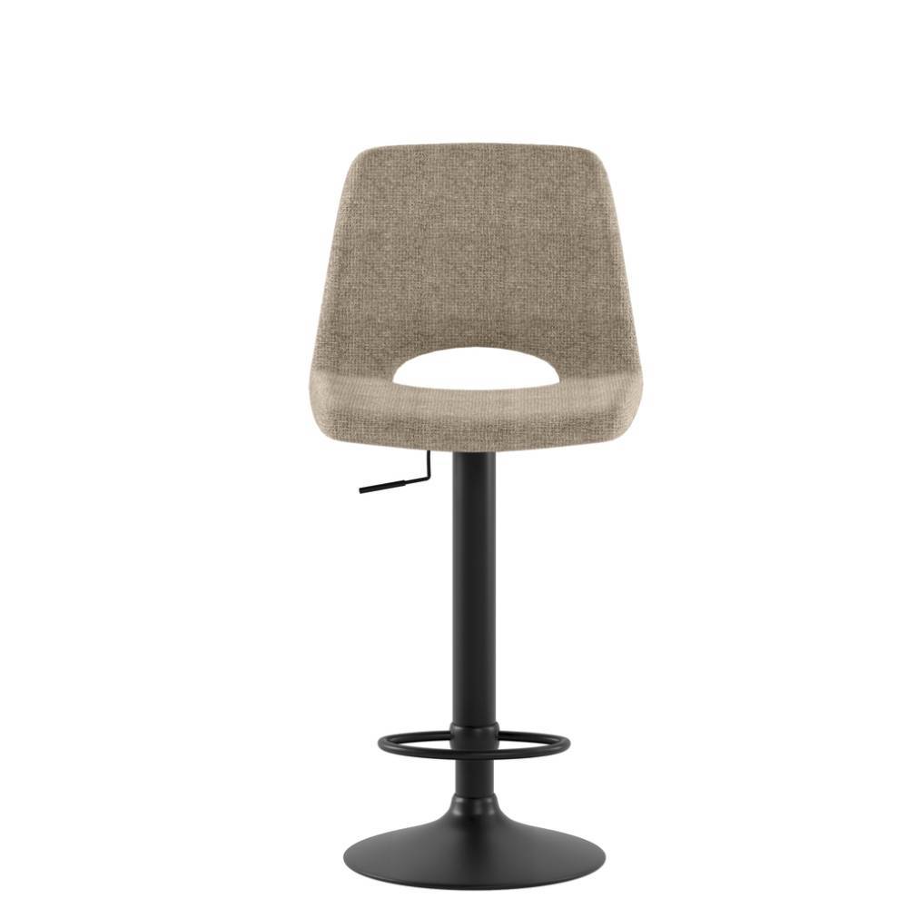 Drehbarer Barstuhl in Beige - Comrinaca (2er Set)