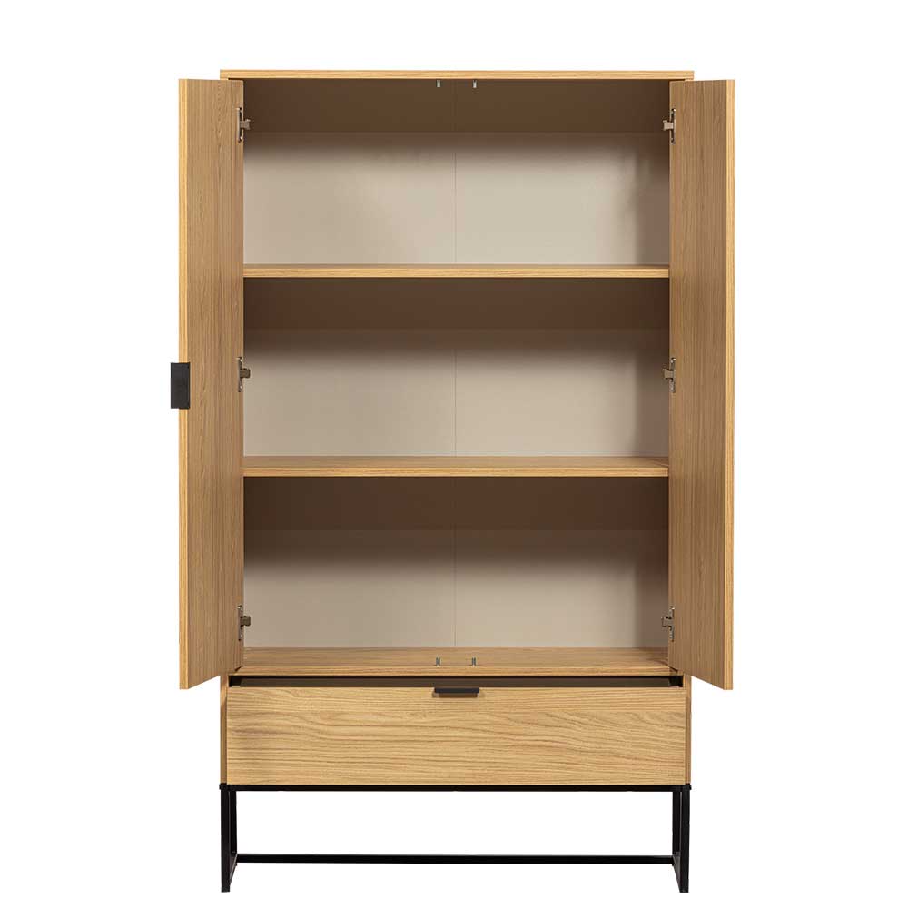 Wohnzimmerschrank mit Doppeltür und Schublade - Ariadelco