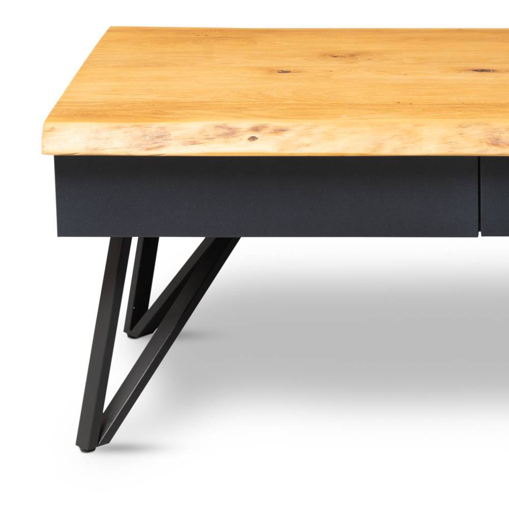 Couchtisch aus Wildeiche Massivholz - Fiolpedo