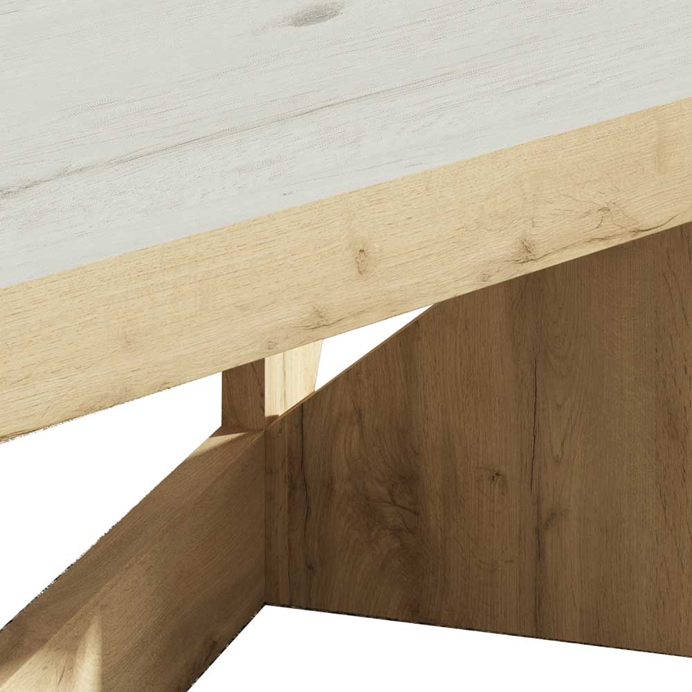 Höhenverstellbarer Wohnzimmer Couchtisch mit Staufach - Samurai