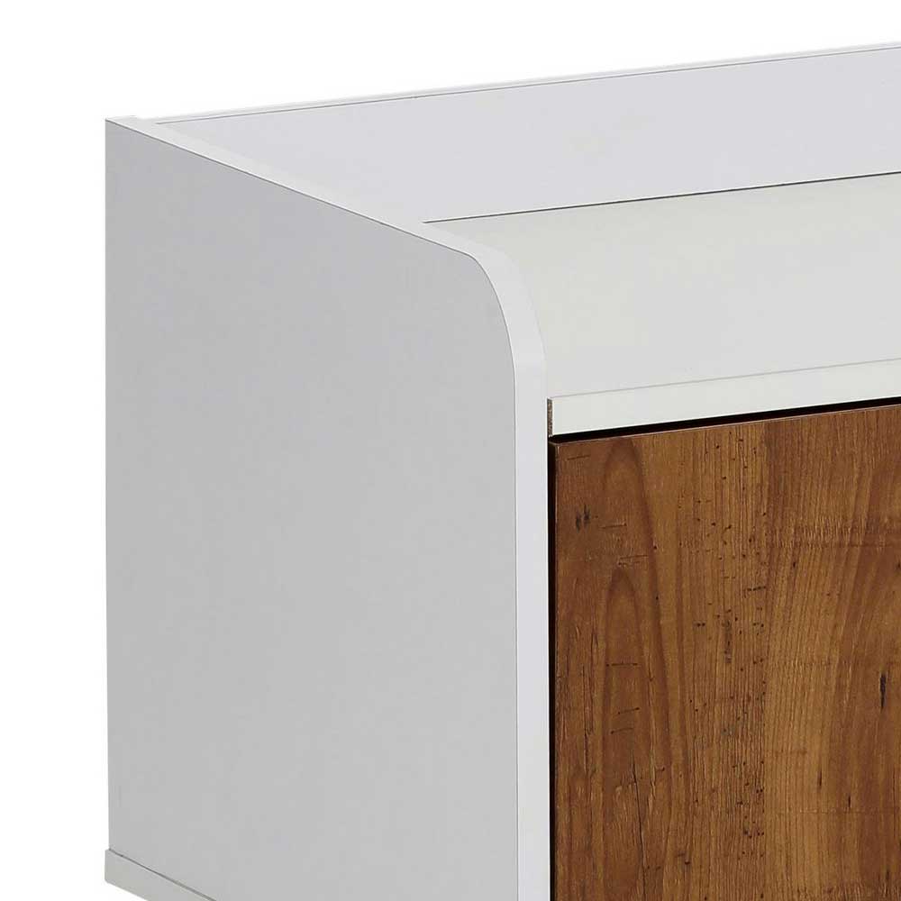 92x46x45 Landhaus Flurbank mit zwei Türen - Efalias