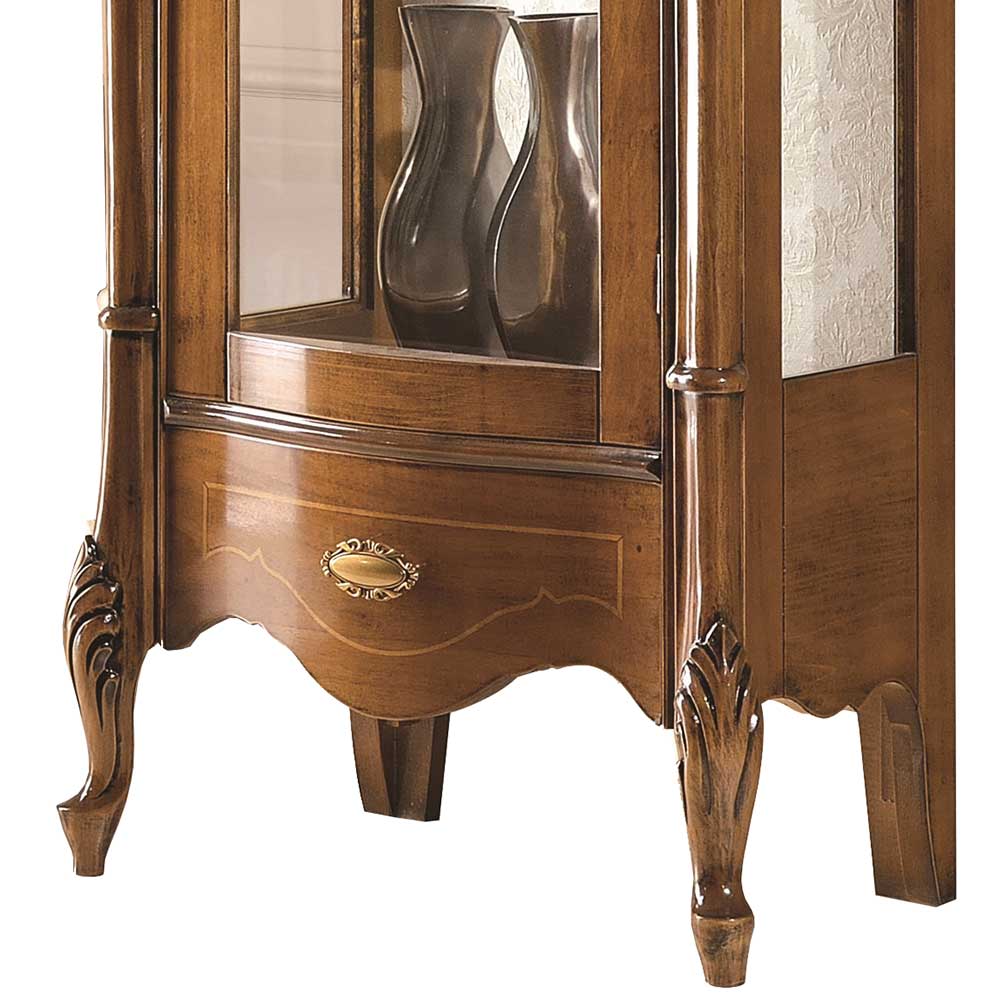 61x183x39 Klassische Vitrine im Italienischen Stil - Carlenna