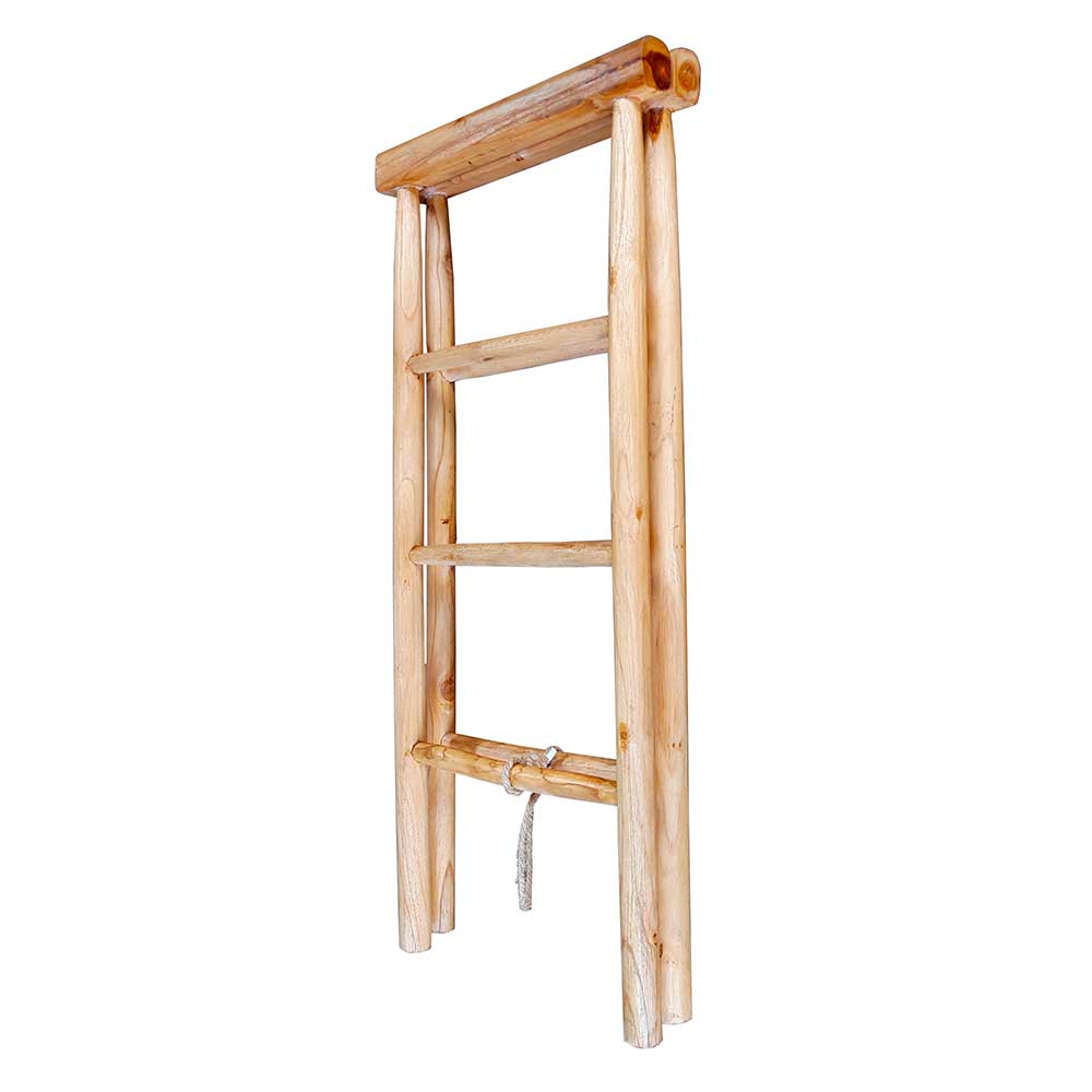 Deko Stehleiter aus Recyclingholz Teak - Teako