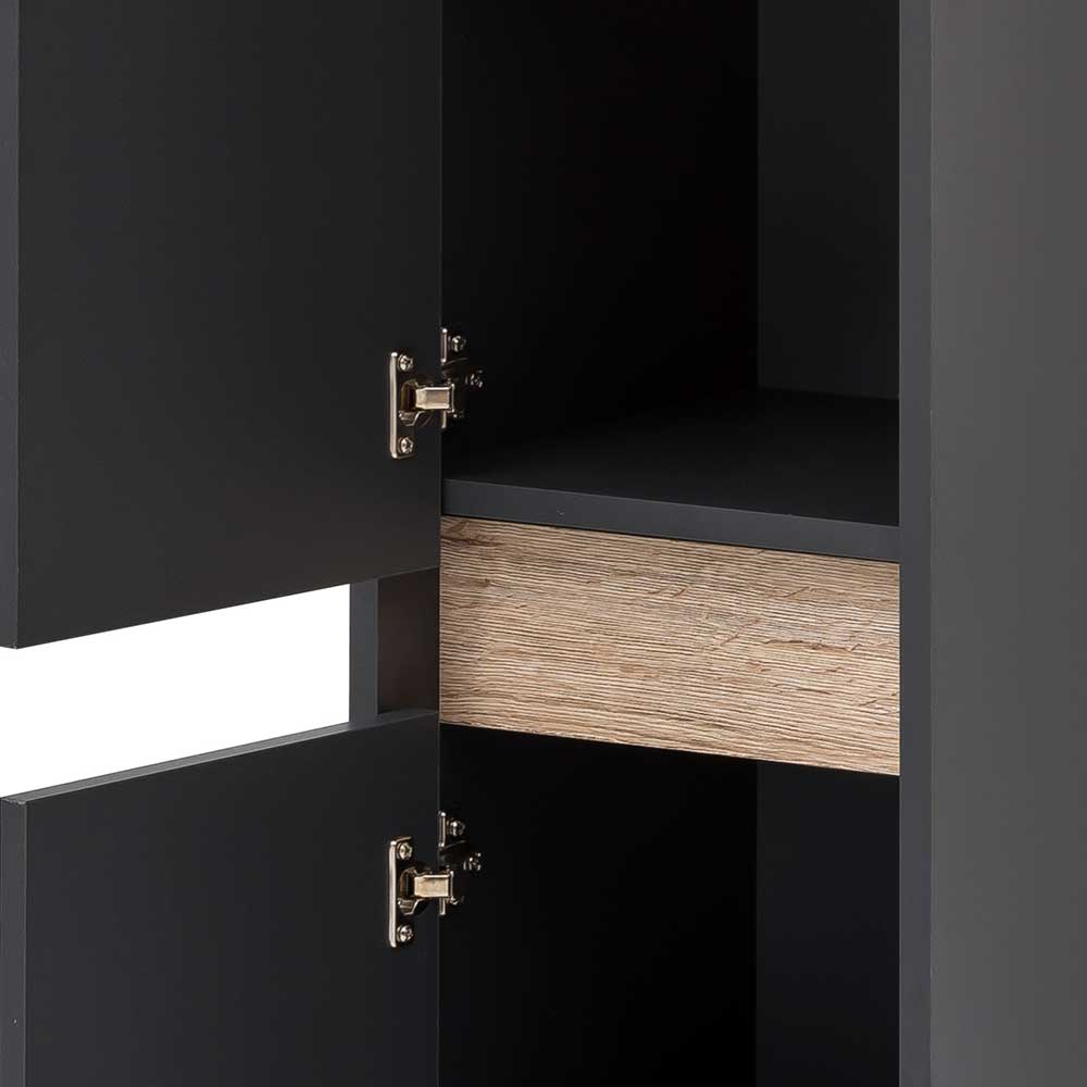 31x165x33 2-türiger Hochschrank fürs Badezimmer - Marcius