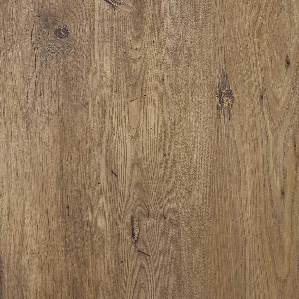 Hängegarderobe in Kastanie Holzoptik & Schwarz - Ebrican