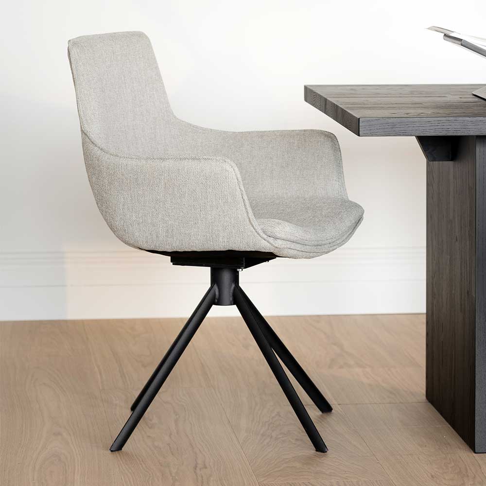Esszimmer Drehstühle mit Armlehnen - Blackbird (2er Set)
