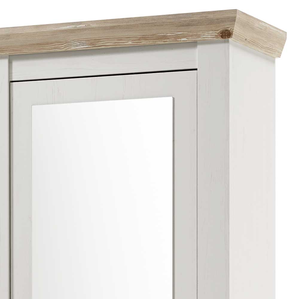 73x201x38 Dielenschrank mit Spiegeltür - Nedita