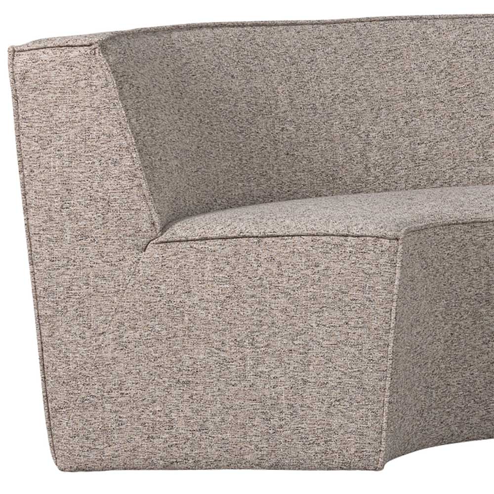 Halbrundes Sofa für den Esstisch - William (zweiteilig)