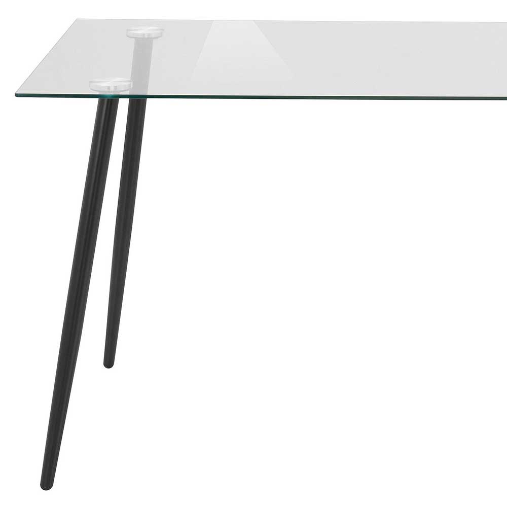 140x80 cm Esszimmer Glastisch günstig - Conpact