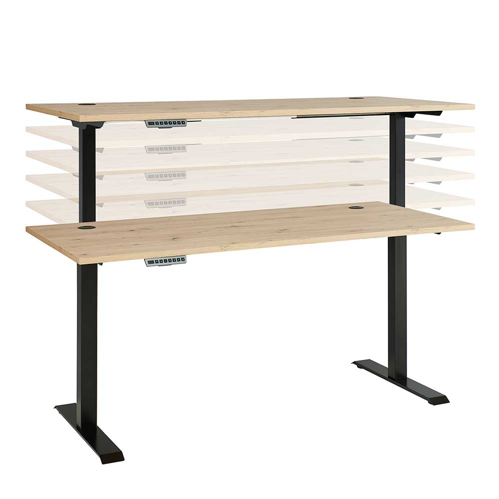 Elektrisch verstellbarer Schreibtisch 160x77 cm - Kuetra