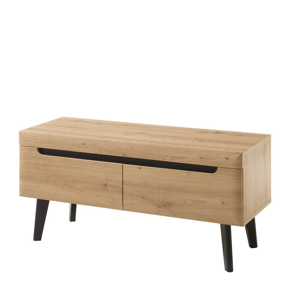 Scandi Anbauwand fürs Wohnzimmer - Olcian (vierteilig)