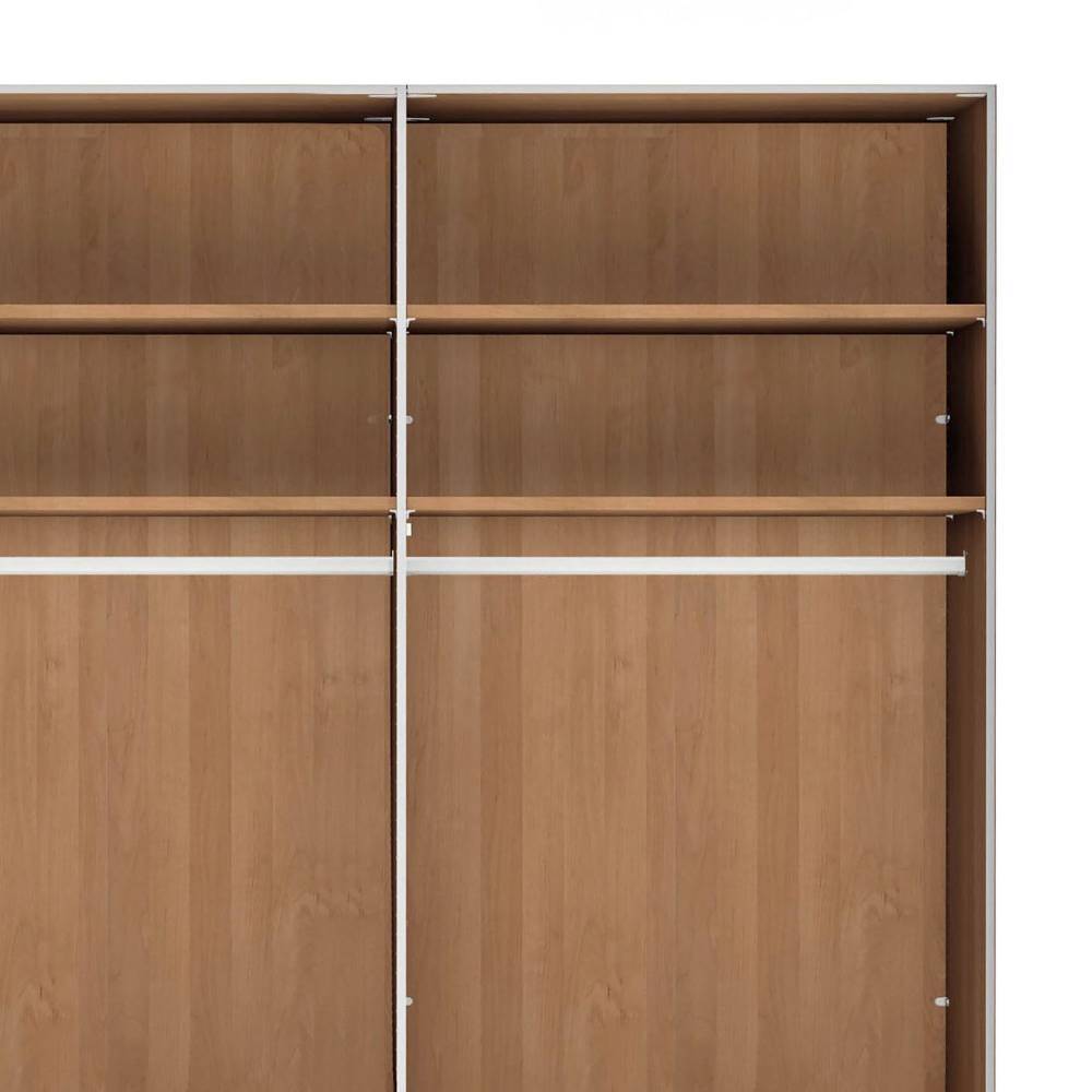 8-türiger Kleiderschrank in Champagner - Nikoba