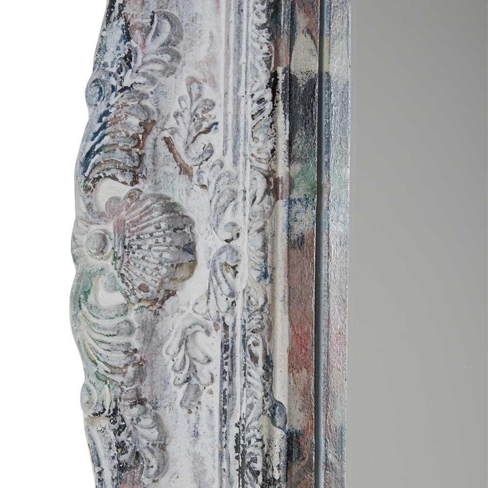 Spiegel aus Grey Wash Tannenholz - Zyamonicus