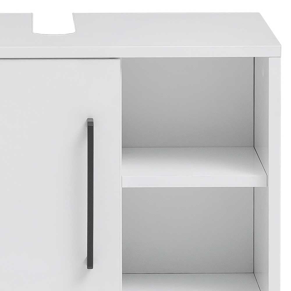 Waschbeckenschrank mit Spiegelschrank Set - Ismilav (zweiteilig)