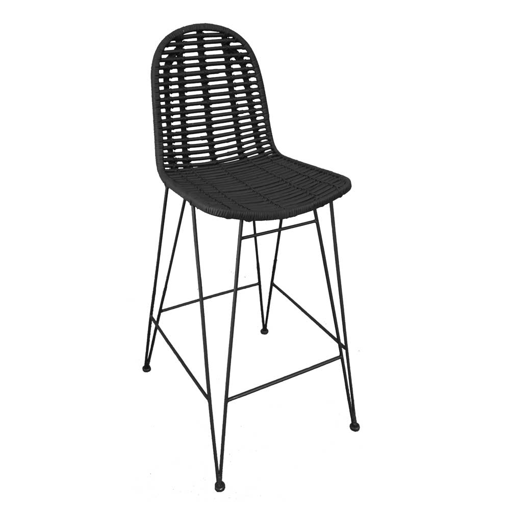 Barstuhl Makarona aus Rattan