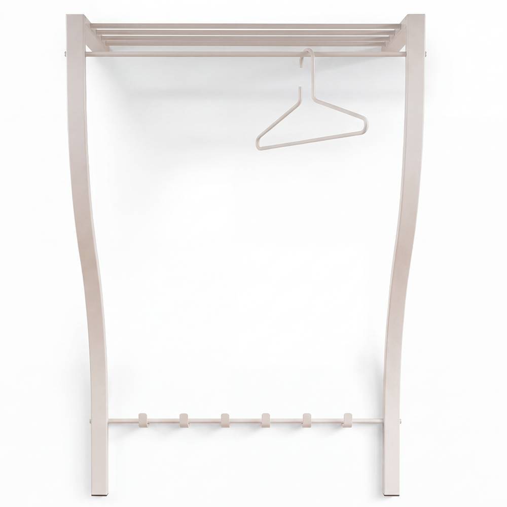 Wandgarderobe aus Stahl - Trane
