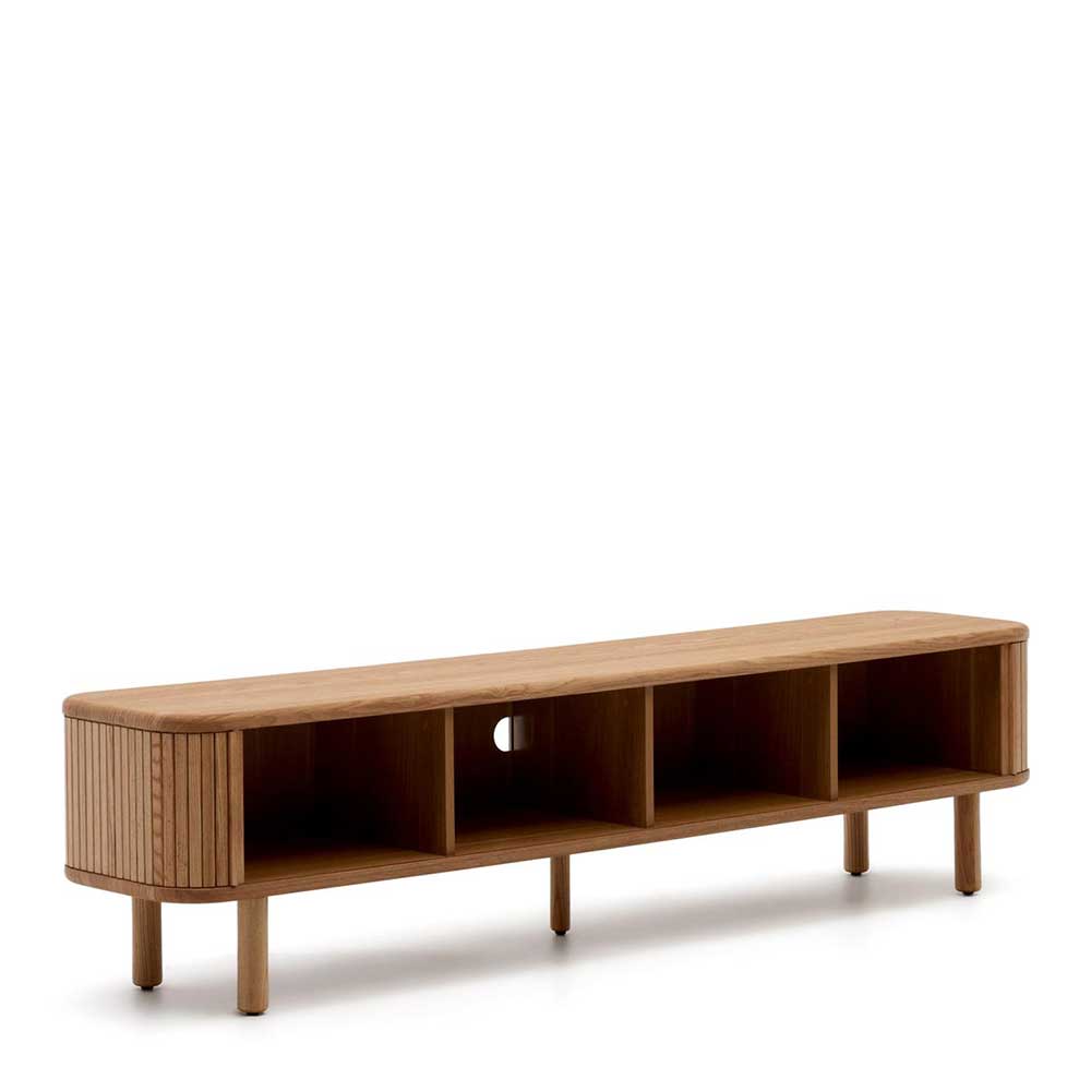 Retro TV Unterschrank mit 2 Schiebetüren - Calming