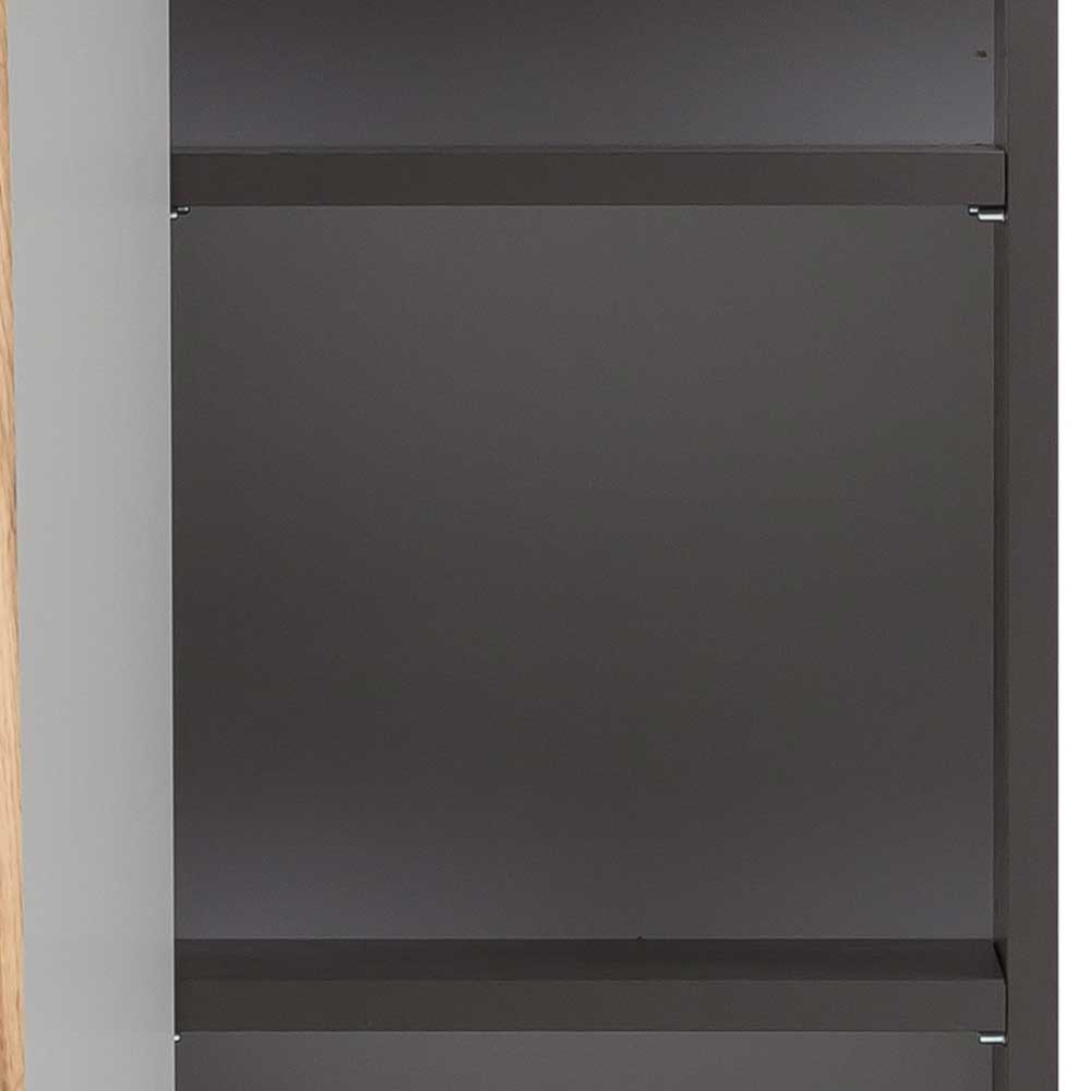 38x135x35 Badezimmerschrank mit Tür Baumkante - Breznia