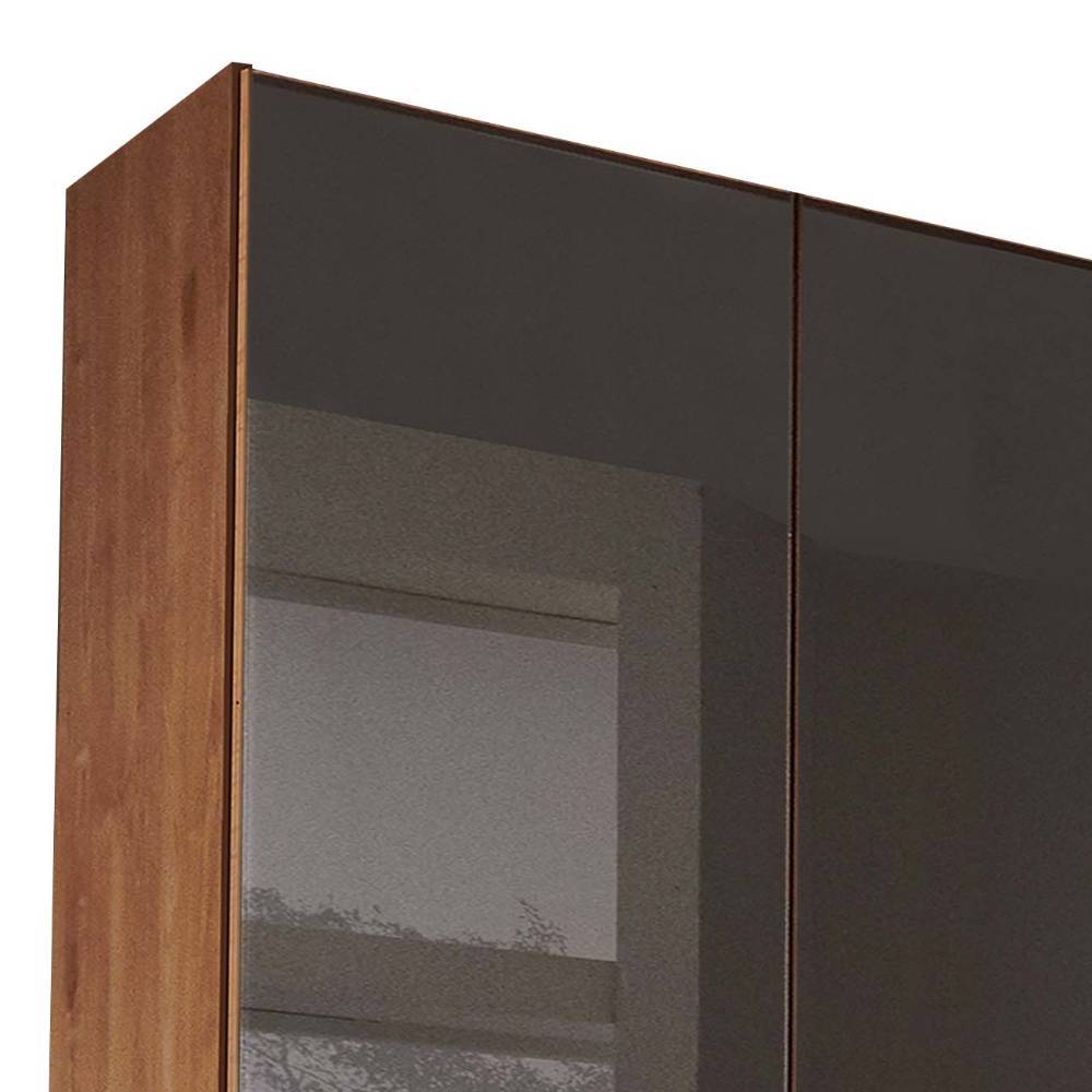 8-türiger Schlafzimmerschrank mit Glasfront - Hung