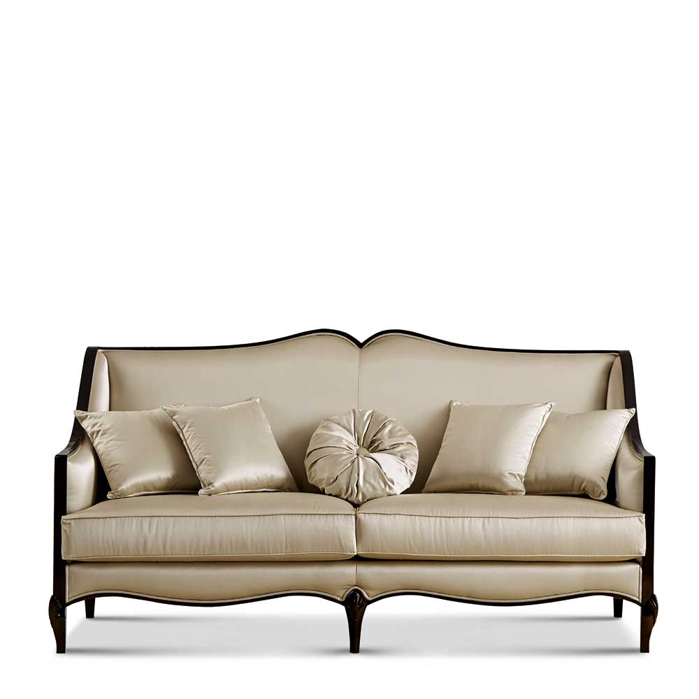 Elegantes Dreisitzer Sofa in Beige - Sutolary