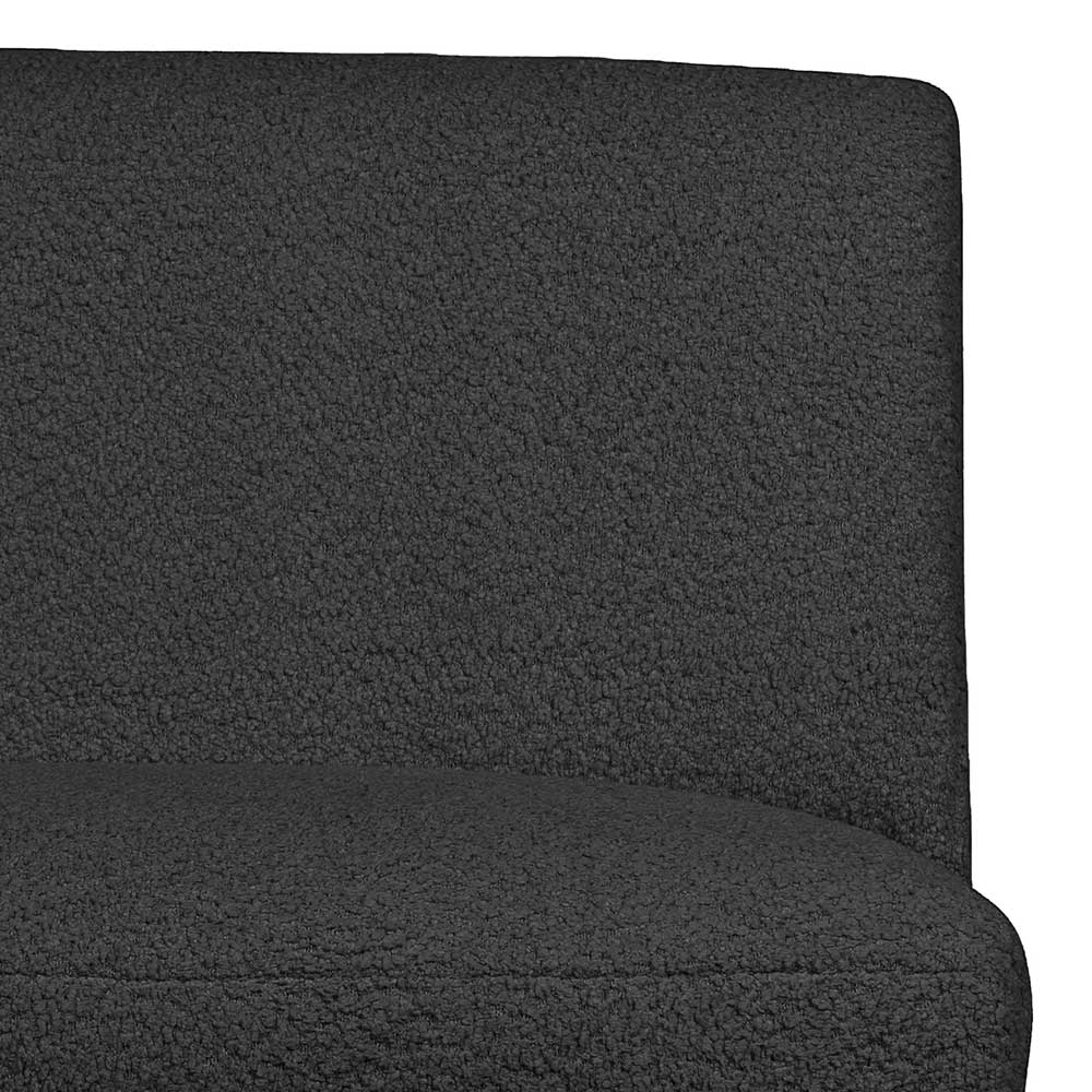 Sofaelement mit einem Platz in Dunkelgrau - Pesellas